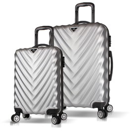 Zoozie Bags Juego de Maletas de 2 Piezas Gris